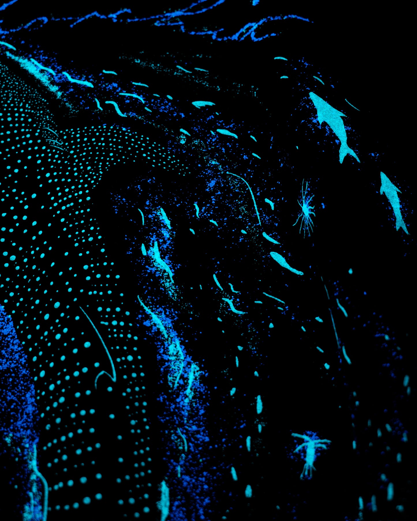 A GLOWING OCEAN T-SHIRT [GLOW IN DARK]