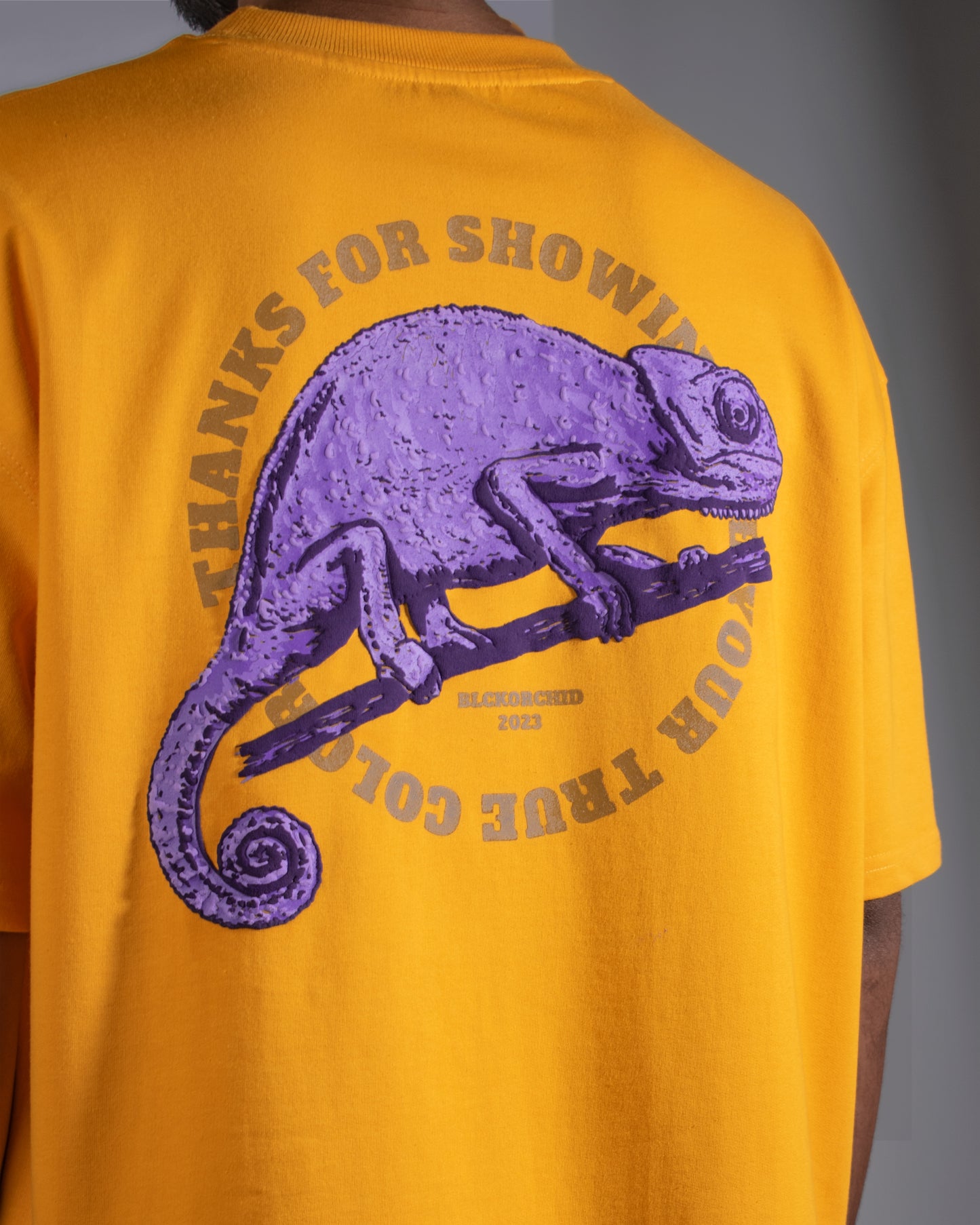 Chameleon T-Shirt Mustard