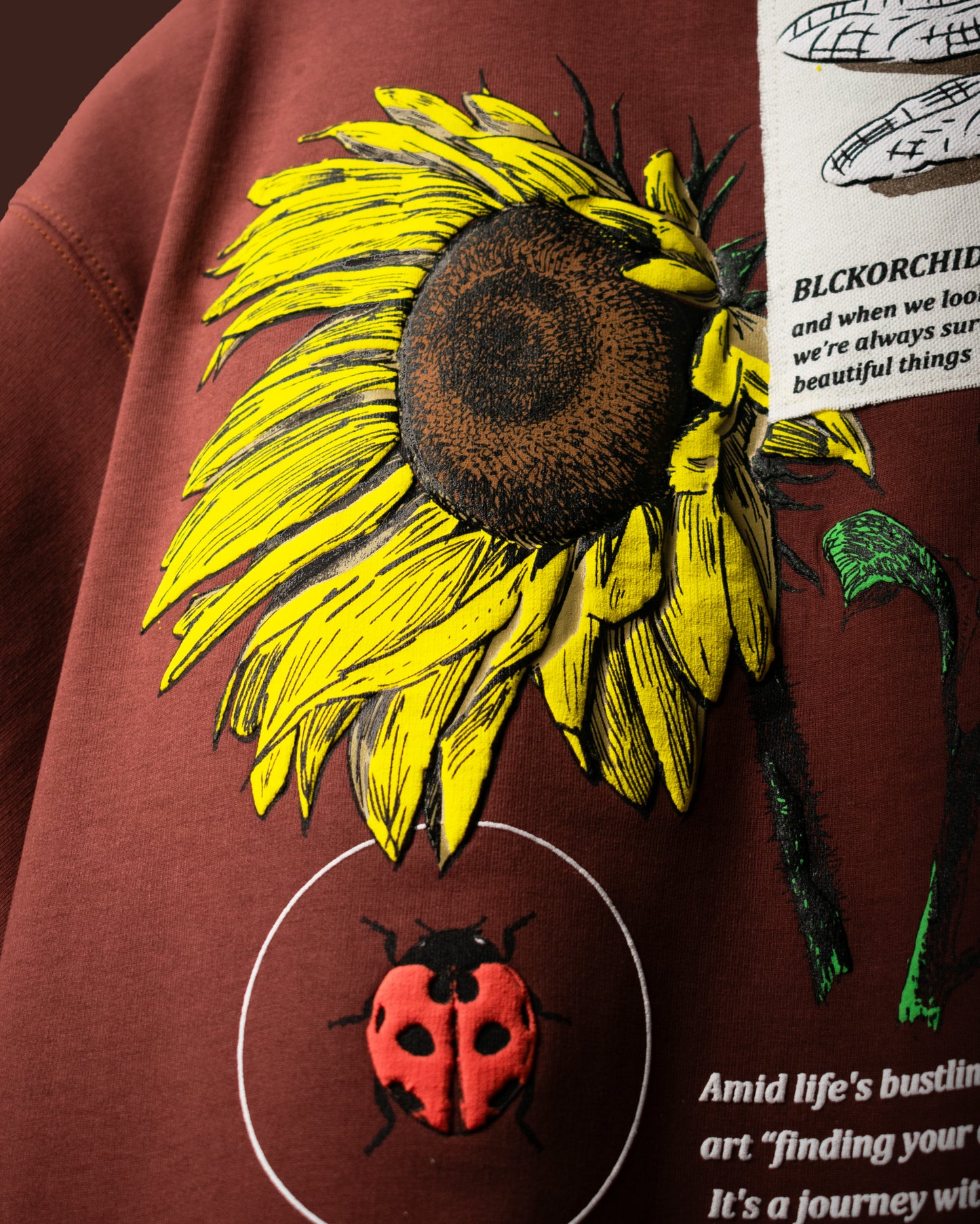 FINDING PEACE 2.0 T-SHIRT [BURNT UMBER]