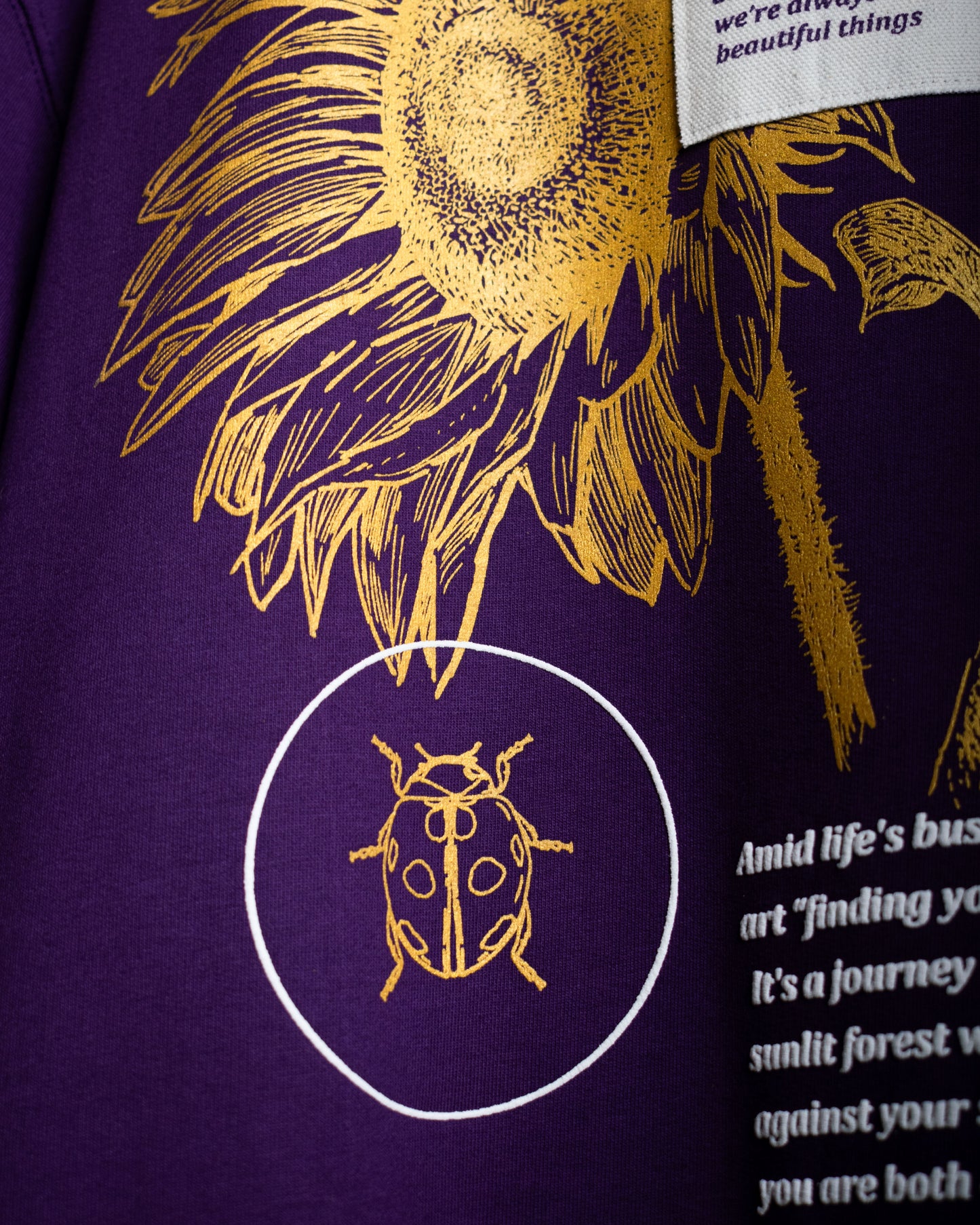 FINDING PEACE T-SHIRT [NOCTURNE VIOLET]